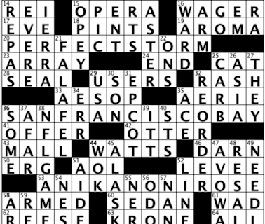 Off the Grid: Sally breaks down USA TODAY's daily crossword puzzle, Rear Window