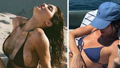 Kendall and Kylie Jenner Offer Two Different Takes on the String swimsuit