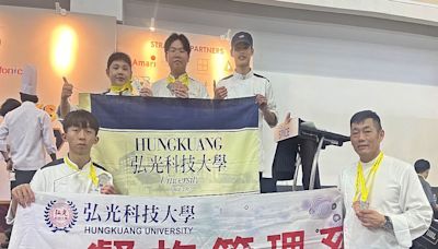 馬來西亞國際廚藝挑戰賽 弘光科大師生奪1金4銀佳績