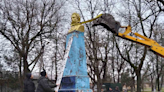 "Beat Russification!": monument to Pushkin demolished in Odesa Oblast