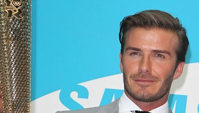 David Beckham looks so different in Olympic throwback photo