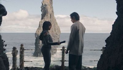 'The Acolyte' star Amandla Stenberg reacts to Oshamir dark side romance