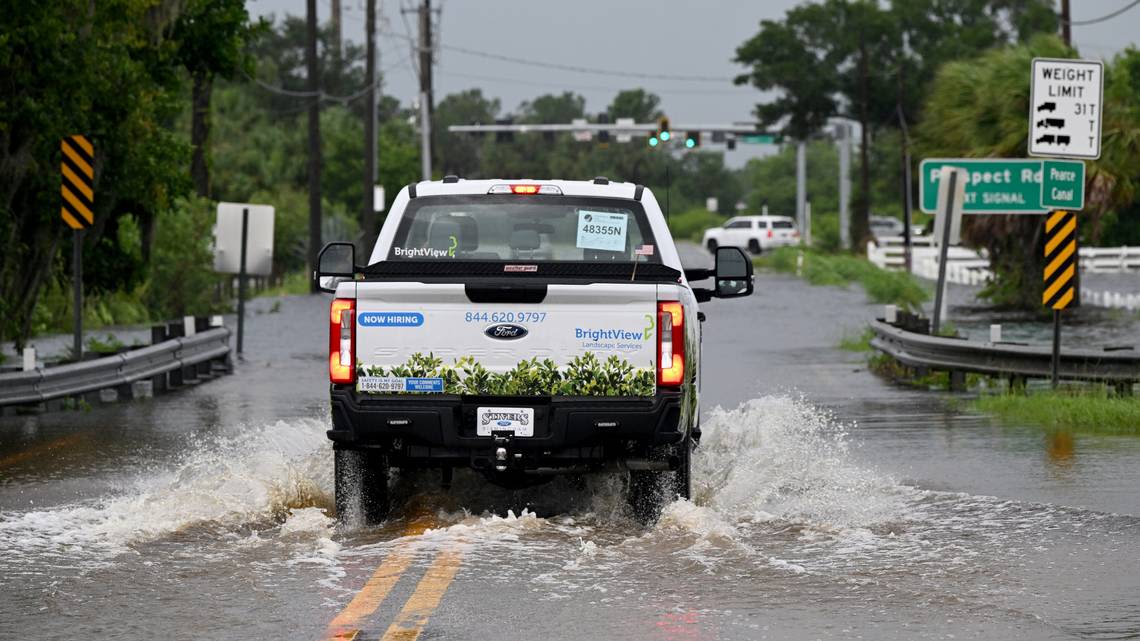 Manatee County roads closed due to Hurricane Debby flooding and damage. Here’s a list