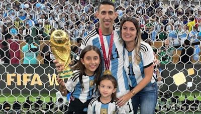 Por qué las hijas de Ángel Di María entraron a la cancha antes de la final de la Copa América