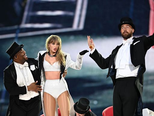 Taylor Swift Reflects on Travis Kelce’s Eras Tour Debut: 'I’m Still Cracking Up/Swooning'