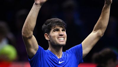 Alcaraz beats Shelton to even Laver Cup score