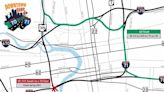 How will Columbus highway traffic change after closure of Route 315 south ramp to I-70?