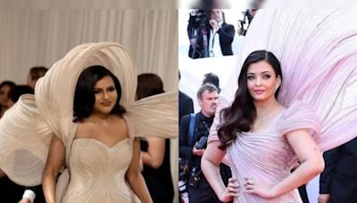 Met Gala 2024: Mindy Kaling Wore A Version Of Aishwarya Rai Bachchan's Cannes Dress. The Internet: "Guts"