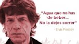 Sacmex bromea con imagen de Mick Jagger y supuesta frase de Presley