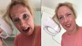 TikToker mortified after hair gets caught in electric mixer - Dexerto