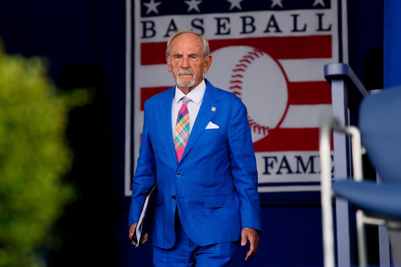 Jim Leyland’s warm, funny, heartfelt Hall of Fame induction speech: ‘I’m here today because of you’