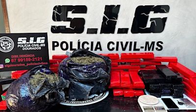 Traficante é preso pela Polícia Civil com mais de 60 quilos de maconha em sua residência