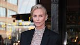 Charlize Theron Wears Gorgeous Pearl Embossed Top: 'Pearl's Night Out'