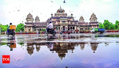 Monsoon Activity Continues, Heavy Rainfall In Some Parts | Jaipur News - Times of India