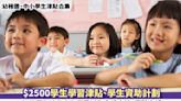 幼稚園、中小學生津貼合集 ｜$2500學生學習津貼、學生資助計劃、幼稚園及幼兒中心學費減免申請方法、資助金額