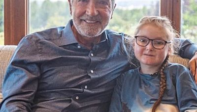 Graeme Souness reunites with inspirational girl before charity swim