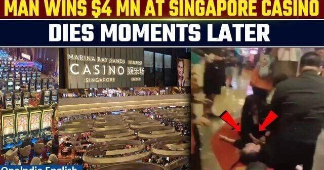 TRAGIC! Singapore Man Dies Due To Cardiac Arrest After Winning $4 Million At Marina Bay Sands Casino