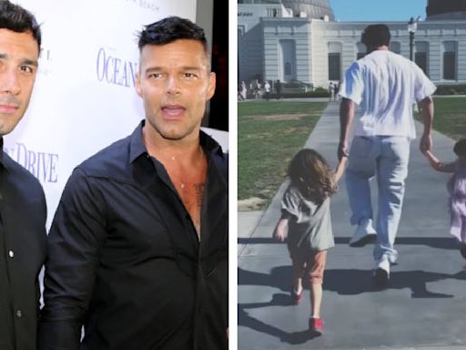 Exesposo de Ricky Martin presume vacaciones con sus hijos pequeños: así lucen Renn y Lucía