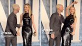 Model Behati Prinsloo appeared to dodge Adam Levine's embrace at an Oscars afterparty, as TikTokers applauded her 'composure' following his cheating scandal