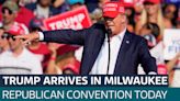 Trump to accept Republican nomination as he arrives in Milwaukee - Latest From ITV News