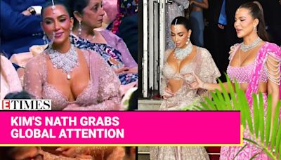 Kardashian Sisters Shine In Stunning Sarees & Lehengas...Shubh Aashirwad' Ceremony | English Movie News - Hollywood - Times of India...