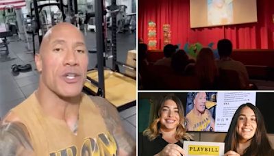 School of Rock: NYC students shocked when Dwayne Johnson serenades them with video message