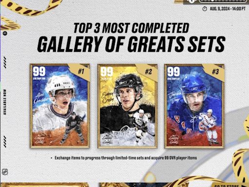 New 99 Overall Sidney Crosby, Alex Ovechkin, and Jaromir Jagr Cards in NHL 24