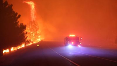 Park Fire in California explodes in size to state's top 10 largest on record