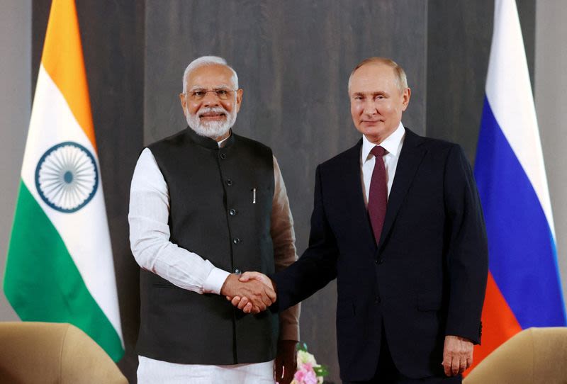 Putin to meet India's Modi for talks in Moscow on Monday