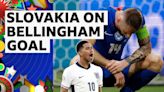 Euro 2024: Slovakia’s Lukas Haraslin reacts to Jude Bellingham’s overhead kick