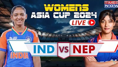 IND (178/3 In 20 Overs) vs NEP Live Score, Women's Asia Cup 2024: Shefali Heroics, Jemimah Blitz Power India To 178