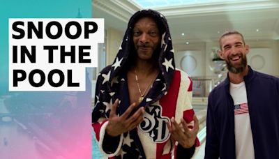 Olympics 2024: Snoop Dogg goes for a swim with Michael Phelps