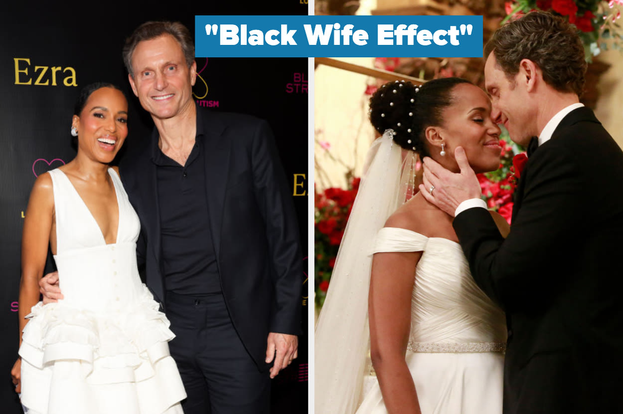 Kerry Washington Doing The "Black Wife Effect" TikTok Challenge About Her "Scandal" Romance With Tony Goldwyn Has...