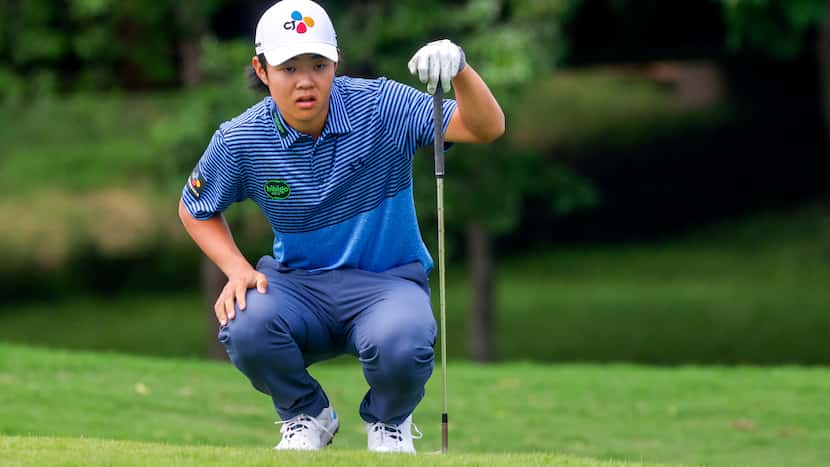 Homework and birdies: 16-year-old Kris Kim makes PGA Tour debut at CJ Cup Byron Nelson