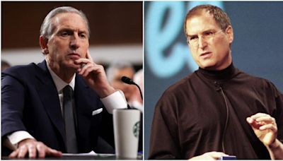 Starbucks's ex-CEO Howard Schultz says Steve Jobs ‘screamed in his face’: 'Fire all those people'