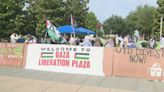 Gaza protest encampment set up at University of Texas at Dallas campus