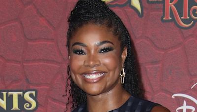 Gabrielle Union with mini-me daughter, five, at Descendants premiere