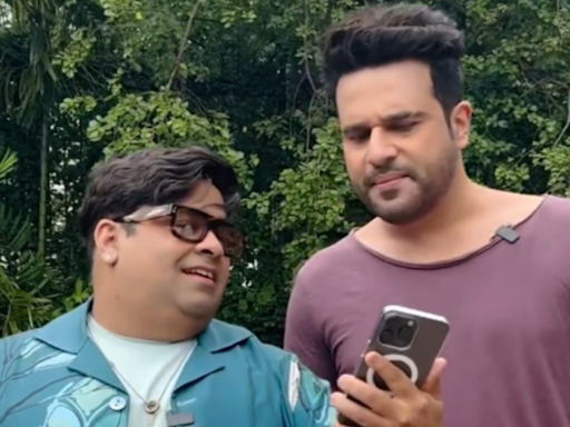 Krushna Abhishek pens a hilarious poem for The Great Indian Kapil Show co-star Kiku Sharda | - Times of India