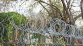 Find out if it illegal to use barbed wire or razor fencing in your garden