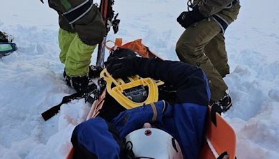 Chile: una mujer se fracturó una pierna mientras esquiaba en el cráter de un volcán y la rescataron