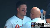 Orioles Catcher James McCann Unfazed After Taking Fastball to Face, Stays in Game