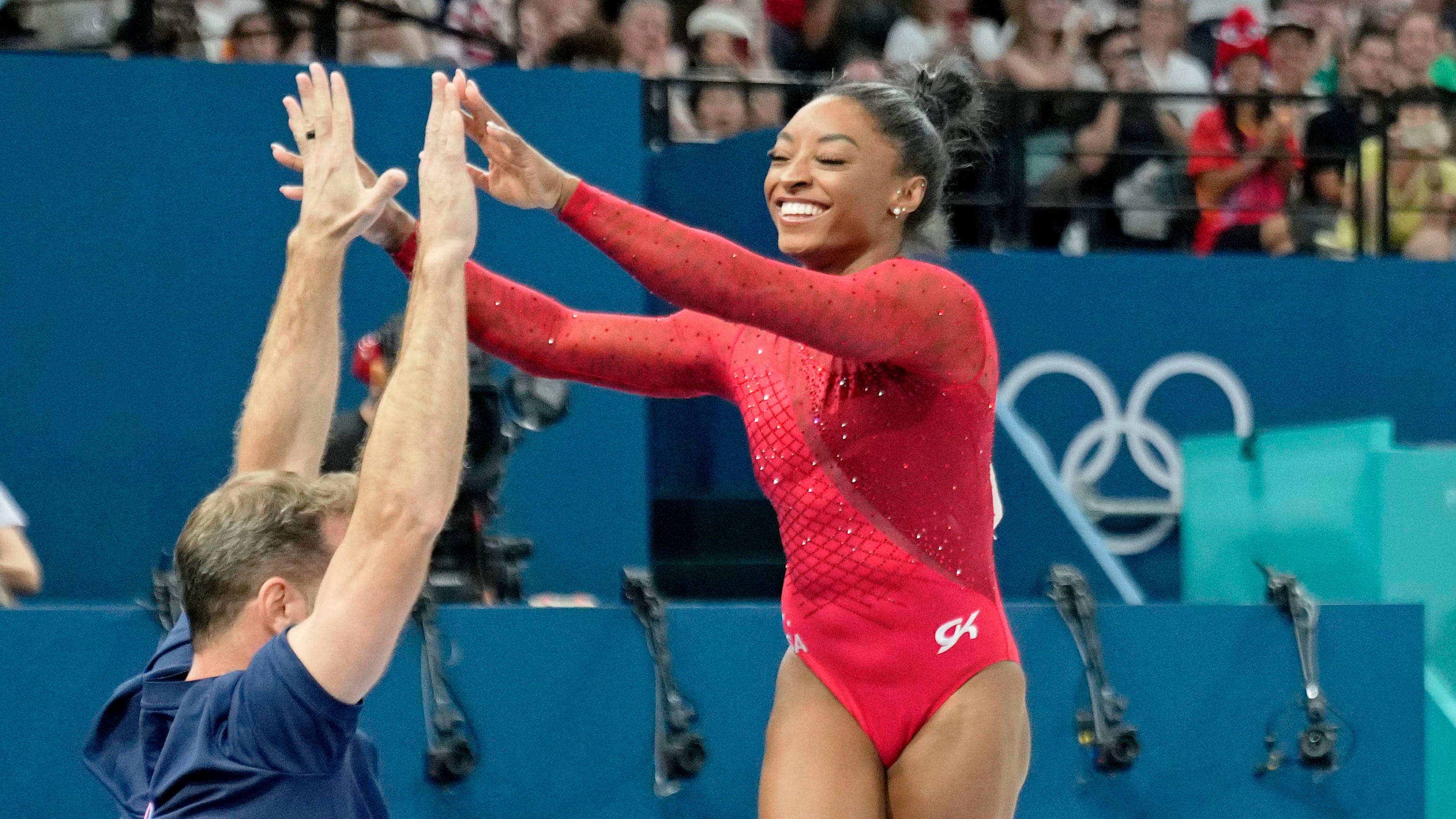 How did Simone Biles do today? Star gymnast adds another gold in vault final