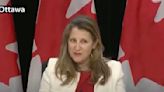 Video of Chrystia Freeland asking Canadians to invest in an 'opportunity' is a deepfake