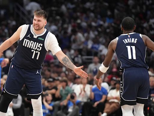 Former NBA Champion Calls Luka Doncic, Kyrie Irving 'Best Offensive Duo in NBA History'