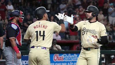 Eugenio Suárez hits 3 HRs, Diamondbacks tie team mark with 22 hits in 17-0 rout of Nationals