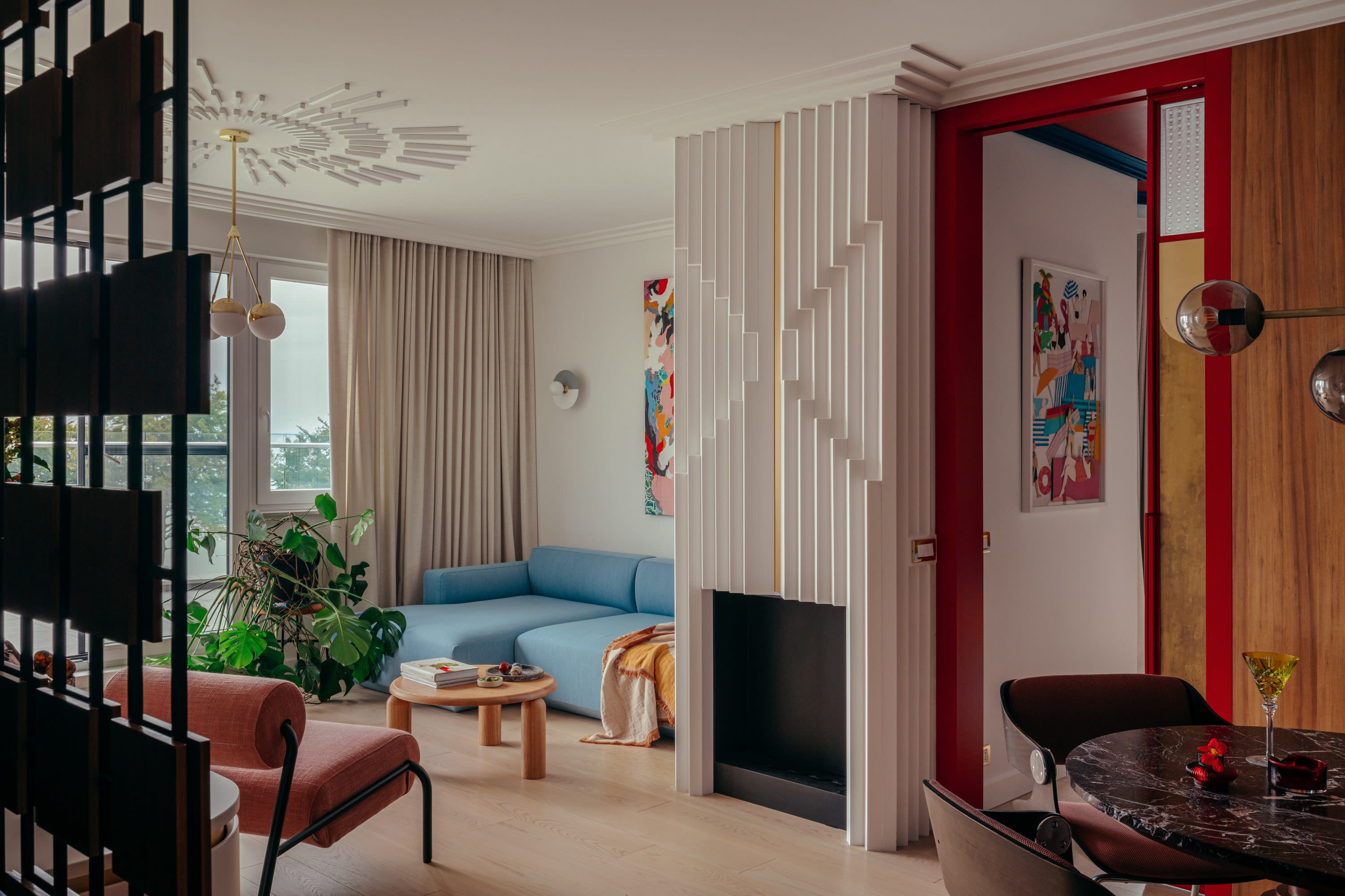 This 968-Square-Foot Seaside Home in Poland Is Full of Colorful Surprises