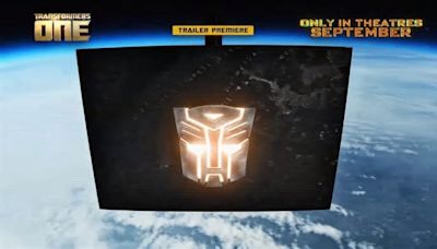 Transformers One revela su primer tráiler desde el espacio