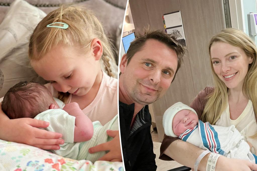 Matt Bellamy and wife Elle Evans welcome their second baby together