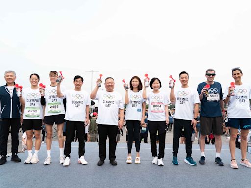 中華電信參與「2024國際奧林匹克路跑」 齊挺中華隊！