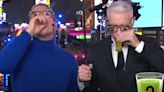 Watch Andy Cohen and Anderson Cooper Take Non-Alcoholic Mystery Shots amid CNN's NYE Booze Ban